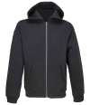 04818 (Jelo) Unisex Jelo Zipped Hoodie Black colour image
